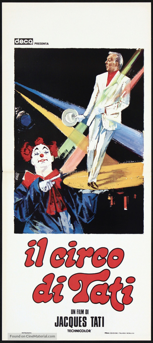 Parade - Italian Movie Poster