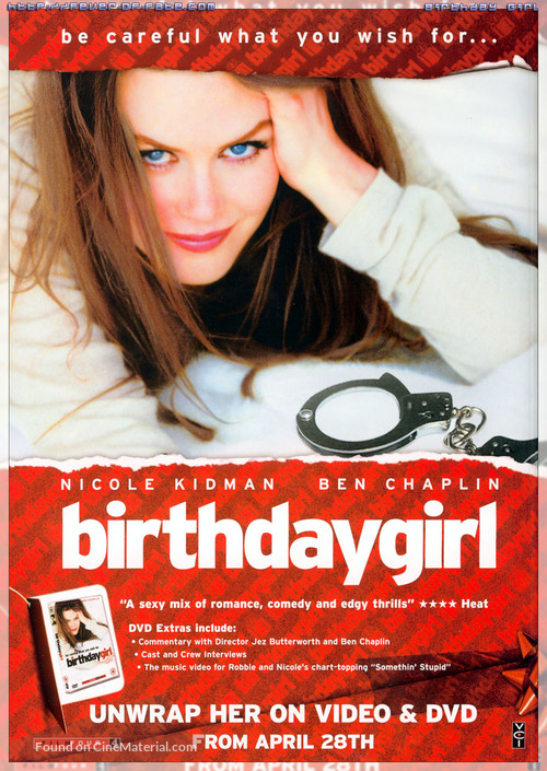 Birthday Girl - Video release movie poster