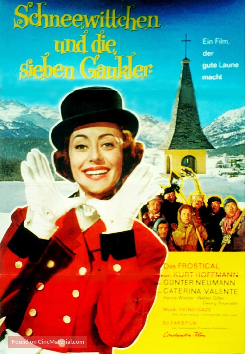 Caterina en de 7 Dwazen - German Movie Poster