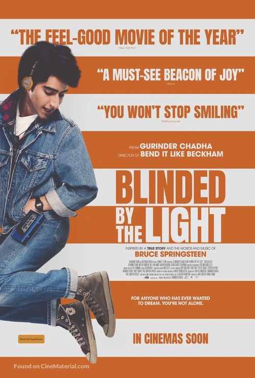 Blinded by the Light - Australian Movie Poster