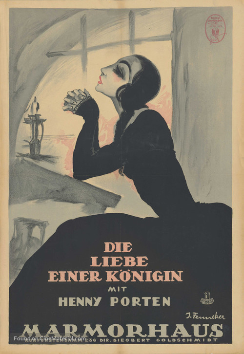 Die Liebe einer K&ouml;nigin - German Movie Poster