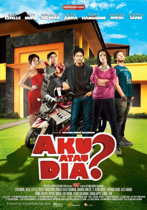 Aku atau dia? - Indonesian Movie Poster