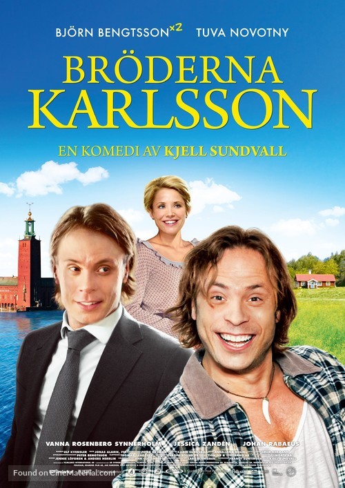 Br&ouml;derna Karlsson - Swedish Movie Poster