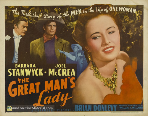 The Great Man&#039;s Lady - Movie Poster