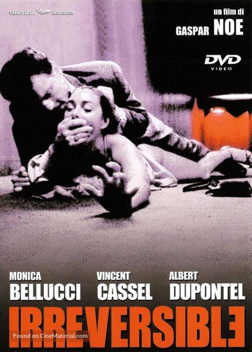 Irr&eacute;versible - Italian DVD movie cover