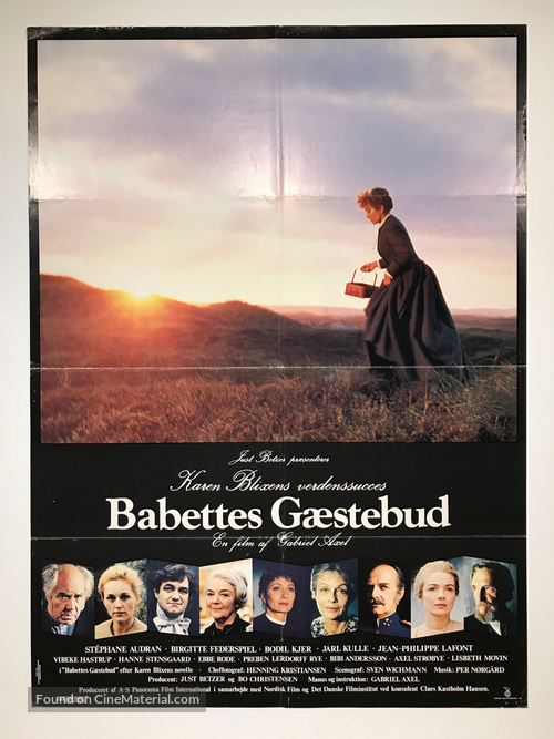 Babettes g&aelig;stebud - Danish Movie Poster