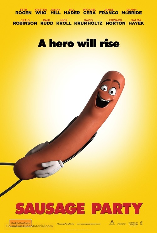 Sausage Party - Australian Movie Poster