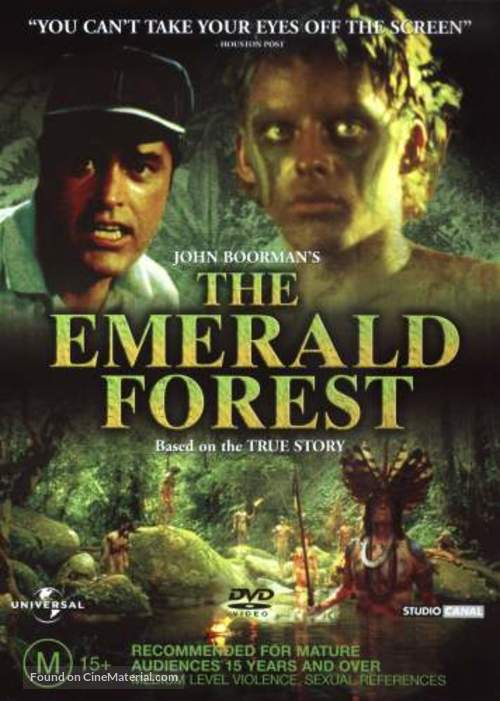 The Emerald Forest - Finnish Movie Cover