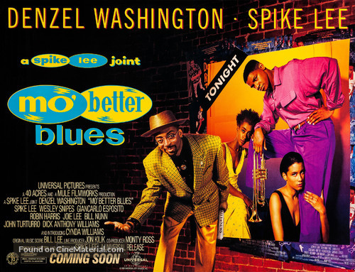 Mo Better Blues - British Movie Poster