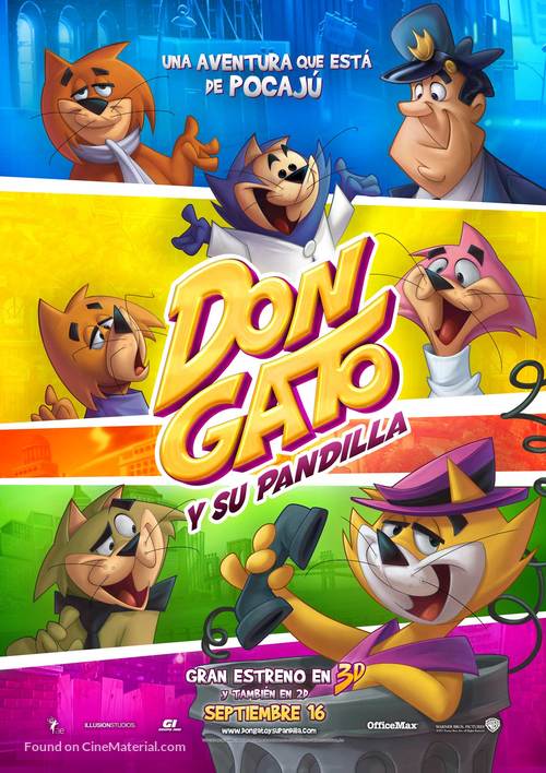 Don gato y su pandilla - Mexican Movie Poster