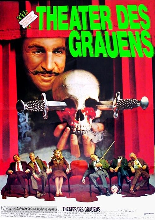 Theater of Blood - German Movie Poster