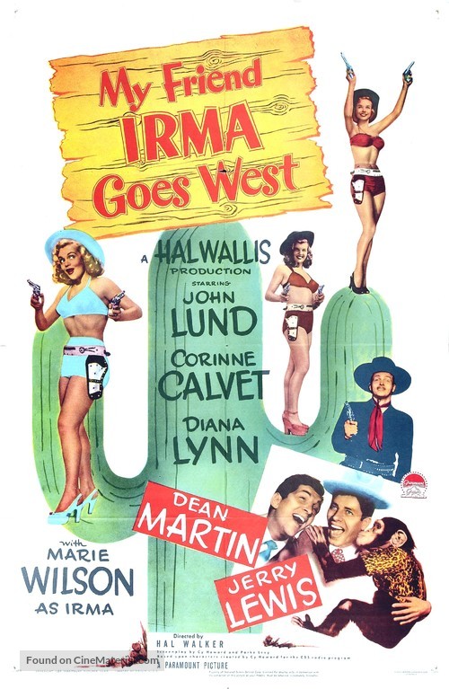My Friend Irma Goes West - Movie Poster