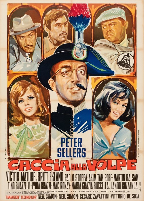 Caccia alla volpe - Italian Movie Poster