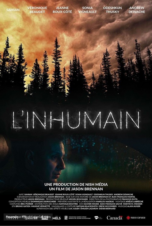 L&#039;Inhumain - Canadian Movie Poster