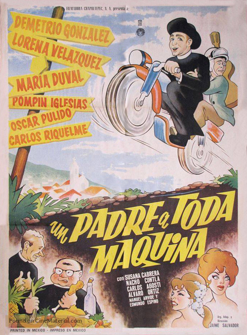 Un padre a toda m&aacute;quina - Mexican Movie Poster