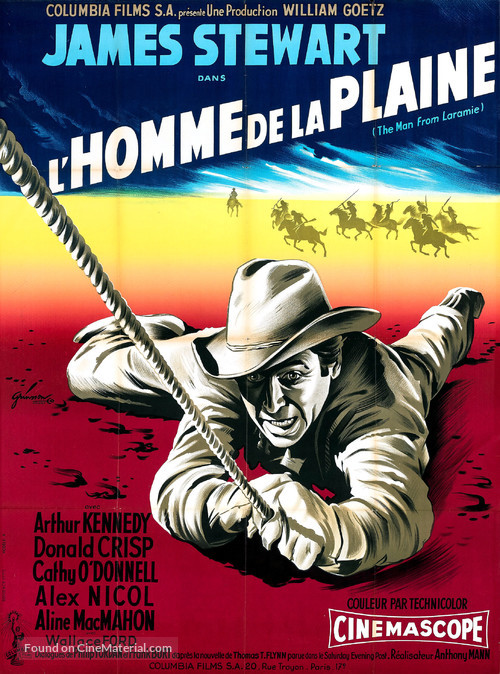 The Man from Laramie - French Movie Poster