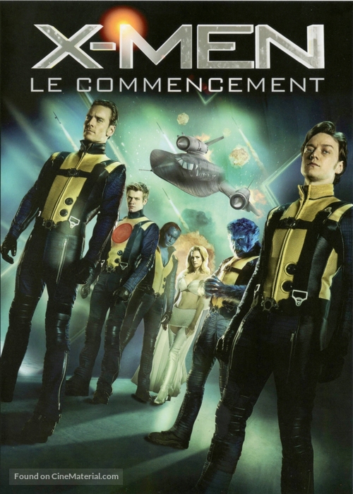X-Men: First Class - French DVD movie cover