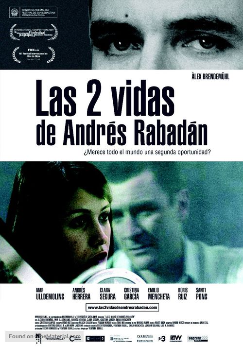 Les dues vides d&#039;Andr&eacute;s Rabad&aacute;n - Spanish Movie Poster