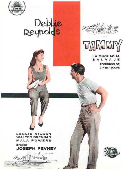 Tammy and the Bachelor - Spanish Movie Poster