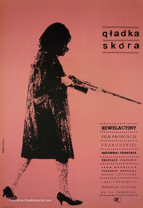 La peau douce - Polish Movie Poster