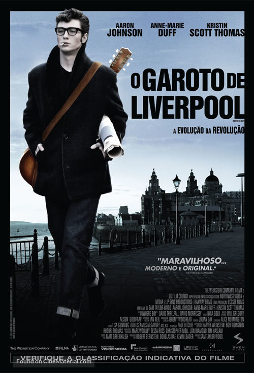 Nowhere Boy - Brazilian Movie Poster