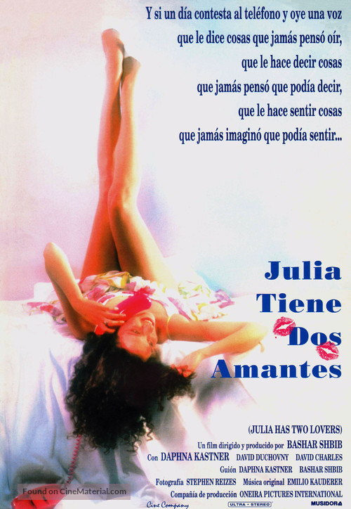 Julia Has Two Lovers - Spanish Movie Poster