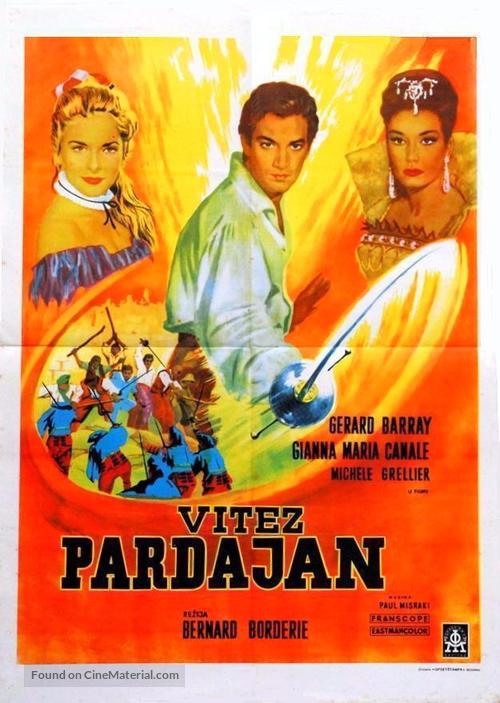 Le chevalier de Pardaillan - Yugoslav Movie Poster