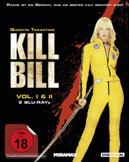 Kill Bill: Vol. 1 - German Blu-Ray movie cover