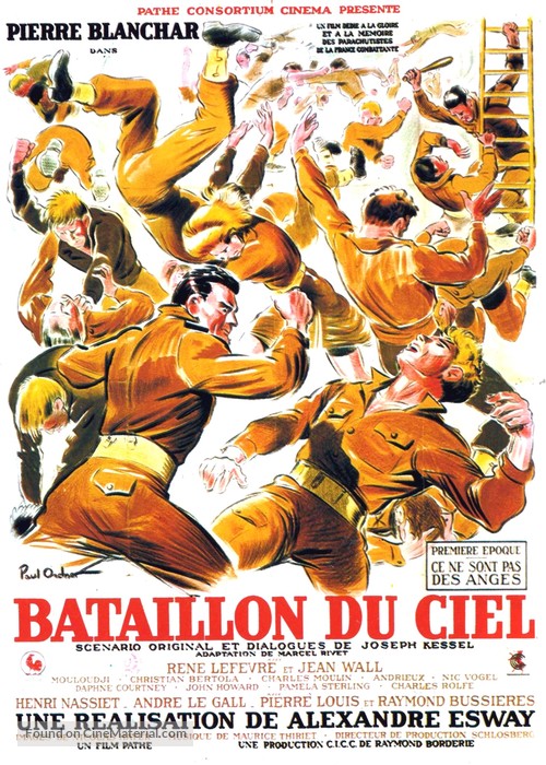 Le bataillon du ciel - French Movie Poster