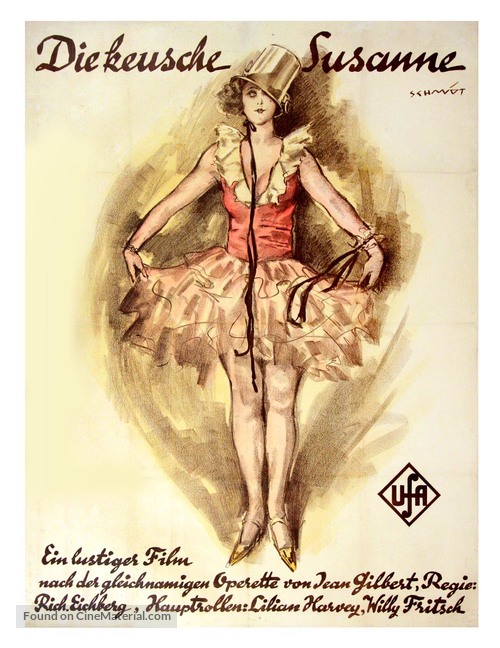 Die keusche Susanne - German Movie Poster