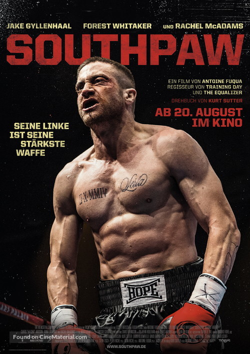 Southpaw - German Movie Poster