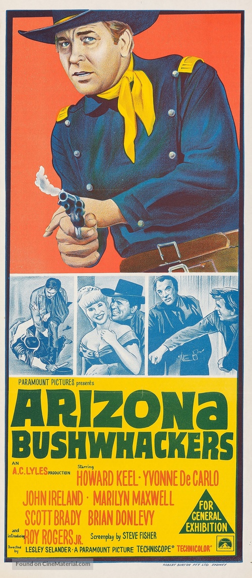Arizona Bushwhackers - Australian Movie Poster