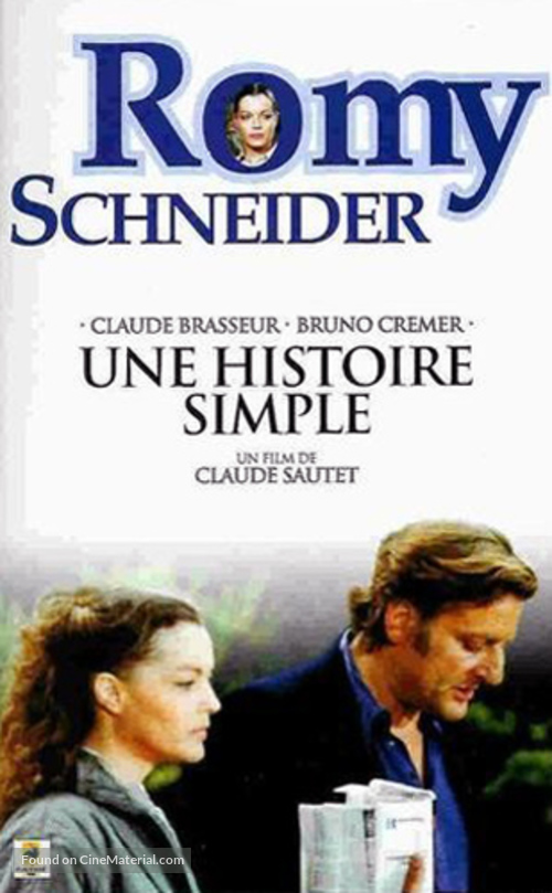 Une histoire simple - French VHS movie cover