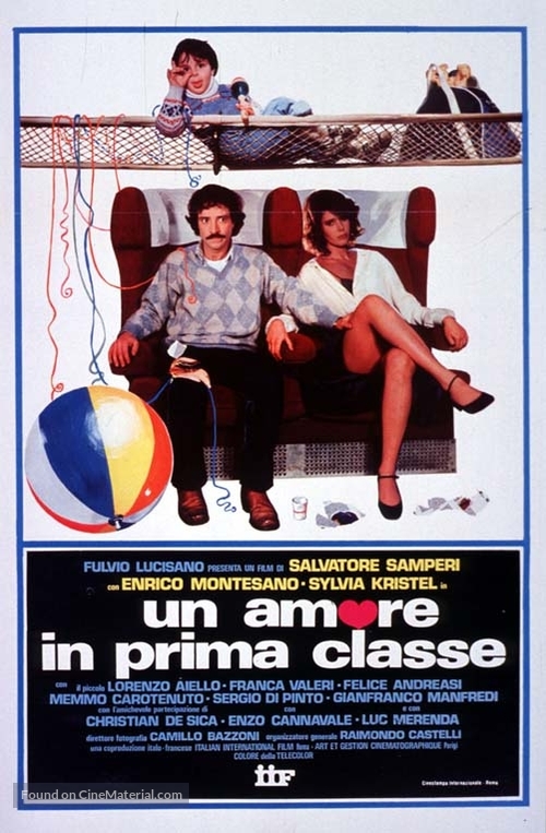 Un amore in prima classe (1980) Italian movie poster