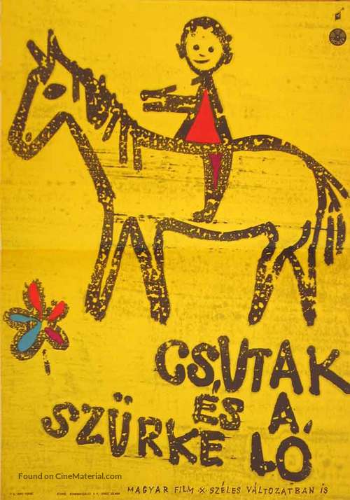 Csutak &eacute;s a sz&uuml;rke l&oacute; - Hungarian Movie Poster