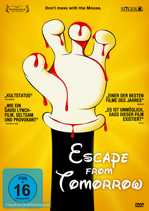 Escape from Tomorrow - German DVD movie cover