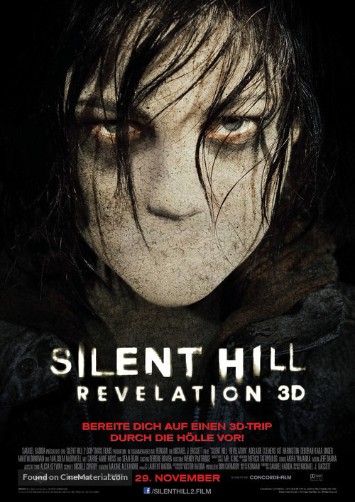 Silent Hill: Revelation 3D - German Movie Poster