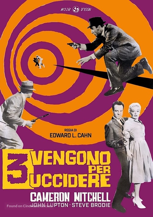 Three Came to Kill - Italian DVD movie cover