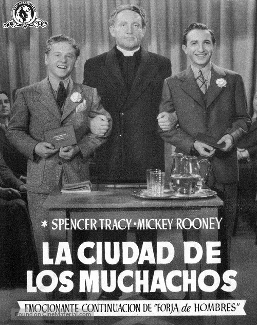 Men of Boys Town - Spanish poster