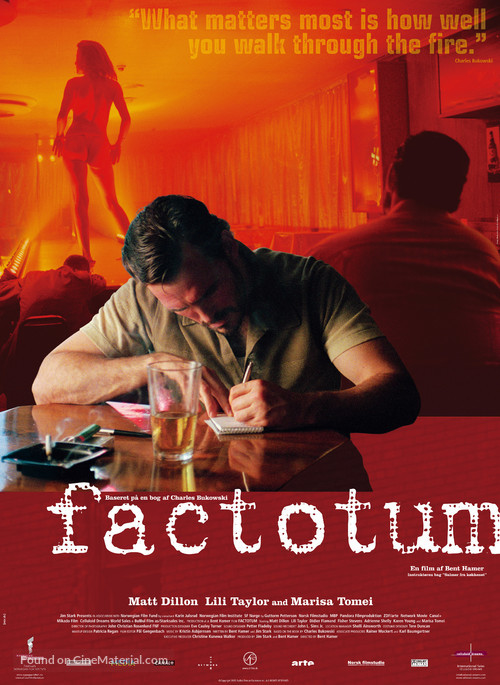 Factotum - Danish Movie Poster