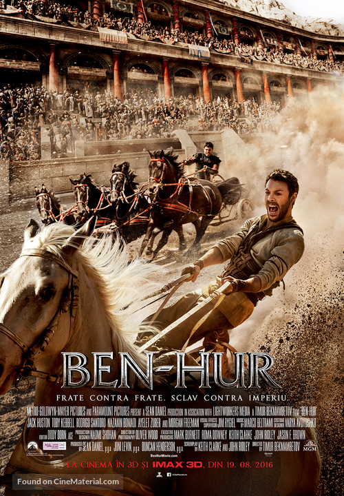 Ben-Hur - Romanian Movie Poster