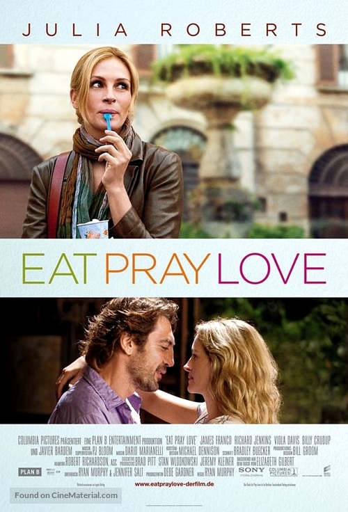 Eat Pray Love - British Movie Poster
