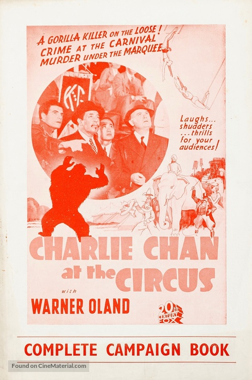 Charlie Chan at the Circus - British poster