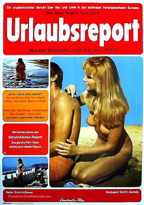 Holidays Report - German Movie Poster