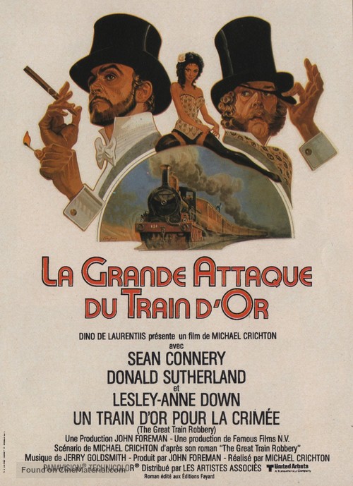 The First Great Train Robbery - French Theatrical movie poster