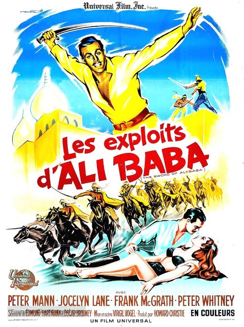 The Sword of Ali Baba - French Movie Poster