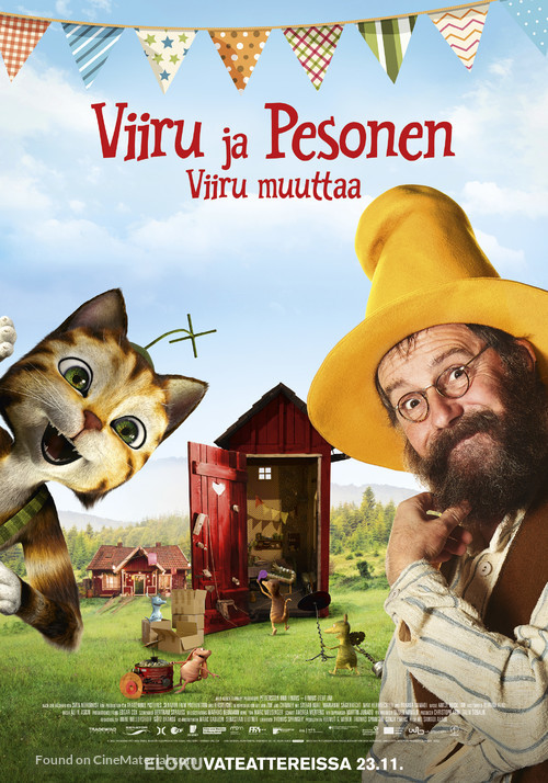 Pettersson und Findus - Findus zieht um - Finnish Movie Poster