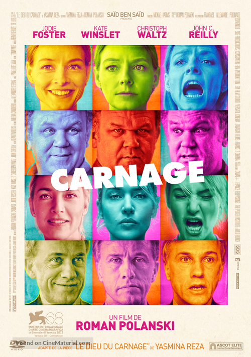 Carnage - Swiss DVD movie cover