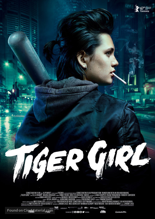 Tiger Girl - German Movie Poster