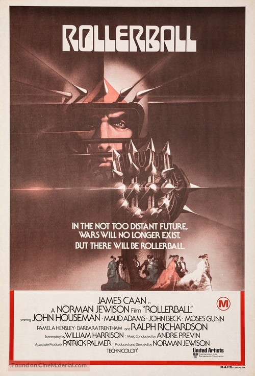 Rollerball - Australian Movie Poster